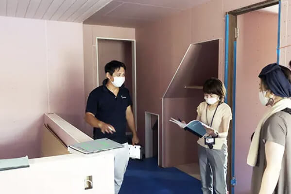 施工中計6回の現場立ち合い
