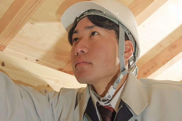 建築工事中に厳しい第三者機関による検査