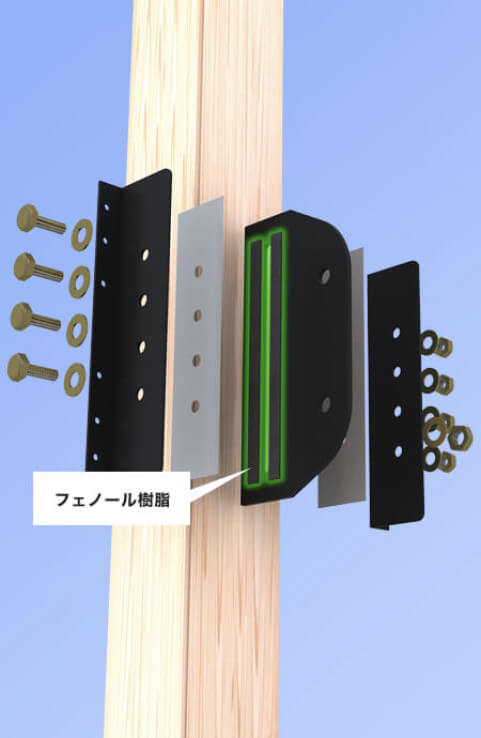 フェノール樹脂摩擦材による高耐久性能