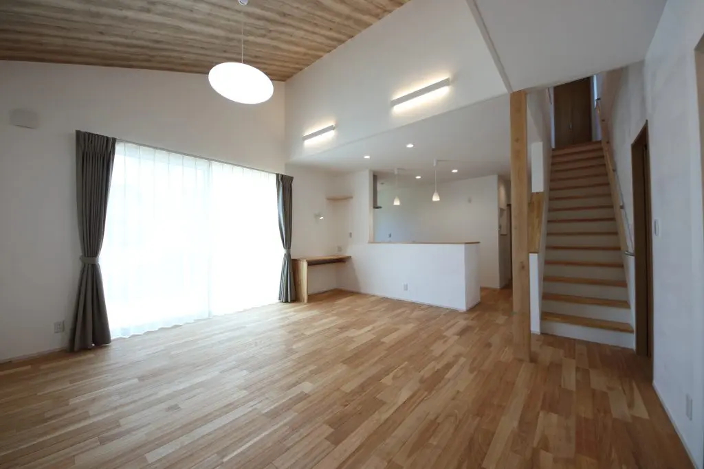 平屋のように暮らせる2階建ての家