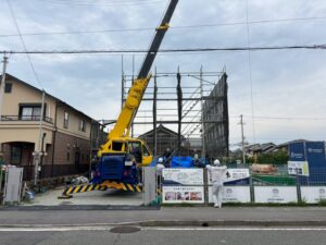 『 岸原建築日記 』・・・姫路市飾磨区にて上棟！