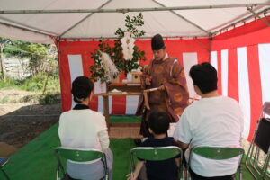 M様邸、地鎮祭♪